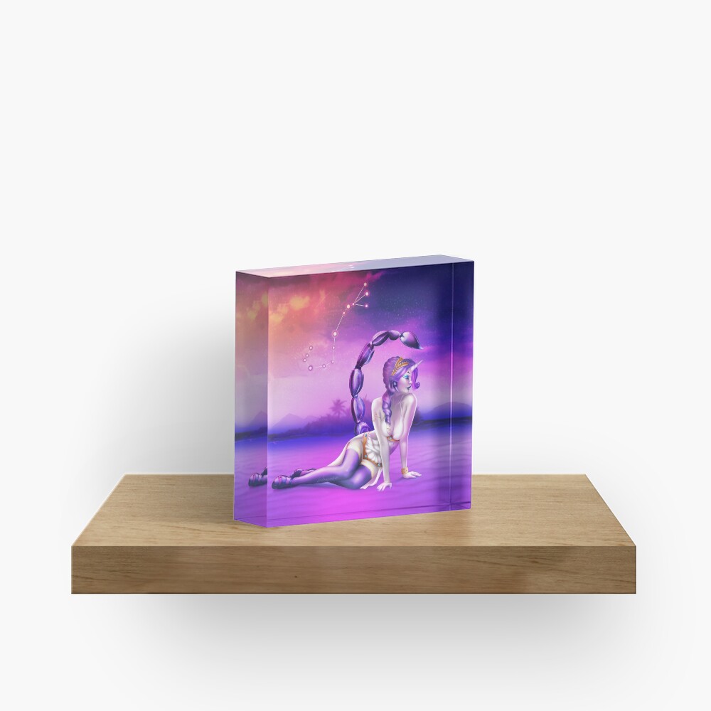 Rare of Scorpio - 12 Zodiac Ladies Acrylic Block