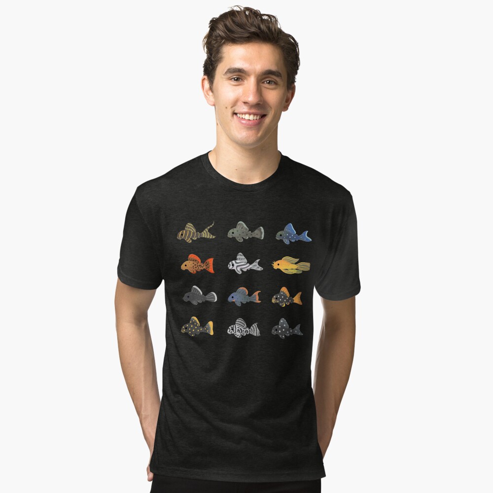 Vista previa del artículo con la obra «Camiseta de tejido mixto», diseñado y vendido por pikaole.