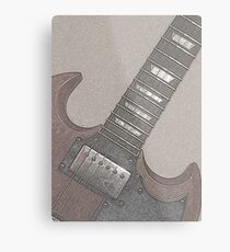 PENCIL SKETCH Metal Print