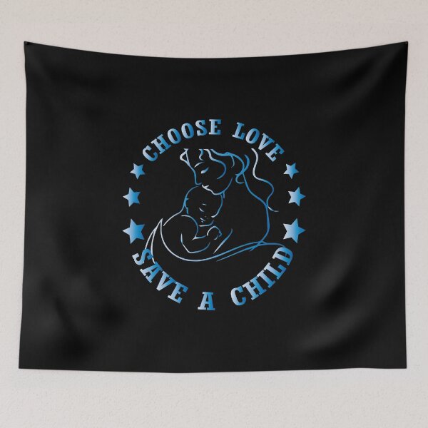 Item preview, Choose love save a child mom and son color design gift designed and sold by greatatlas.