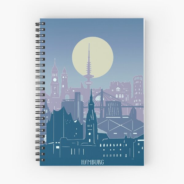 Item preview, hamburg skyline designed and sold by BekimART2.