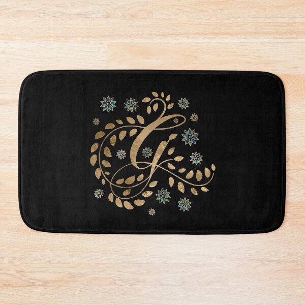 Item preview, Luxury Golden Calligraphy Monogram with letter G designed and sold by k9printart.
