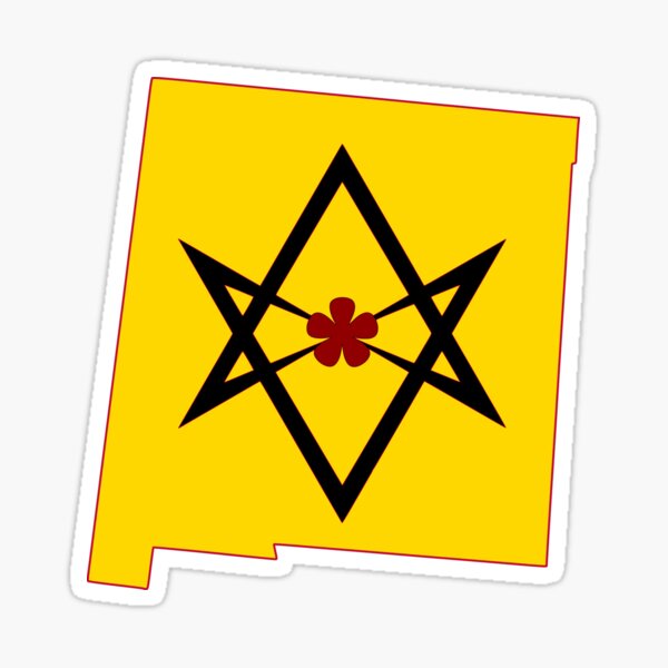 Item preview, New Mexico Unicursal Hexagram designed and sold by WLLW93.