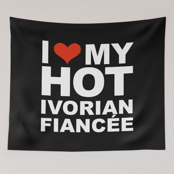 Item preview, I Love my hot Ivorian Fiancee Engaged Engagement Ivory Coast designed and sold by losttribe.