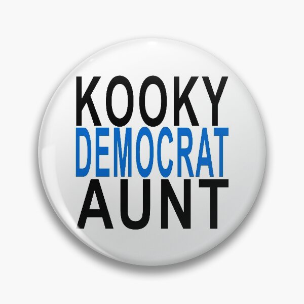 Item preview, kooky democrat aunt designed and sold by Val Goretsky.