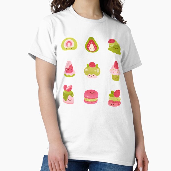 Item preview, Strawberry Matcha - black designed and sold by pikaole.