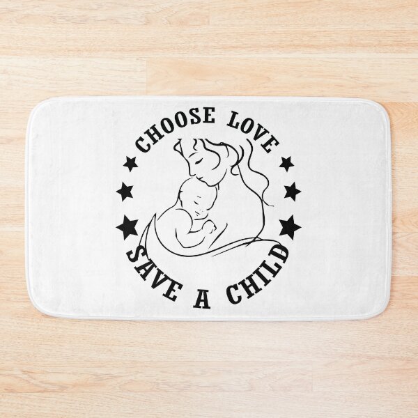 Item preview, Choose love save a child mother and son black design gift designed and sold by greatatlas.