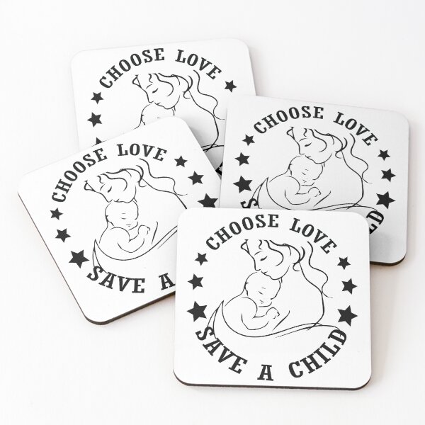 Item preview, Choose love save a child mother and son black design gift designed and sold by greatatlas.