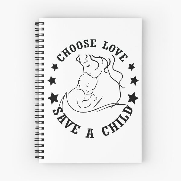 Item preview, Choose love save a child mother and son black design gift designed and sold by greatatlas.