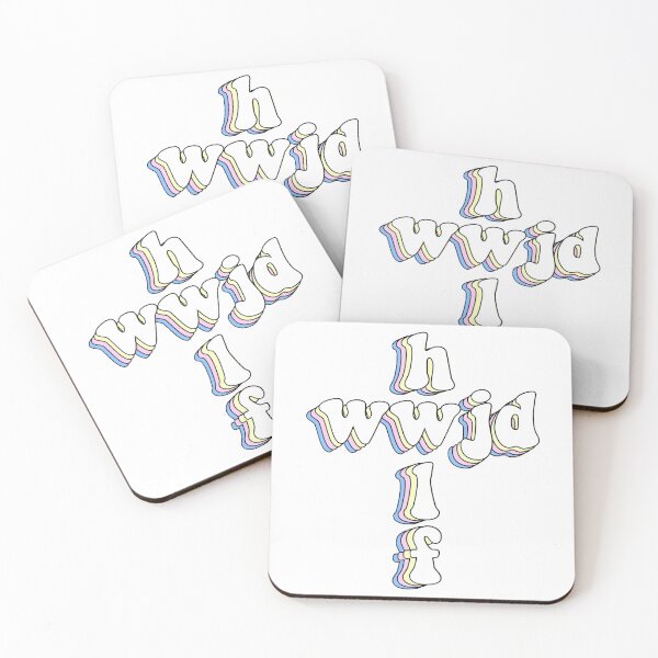 Item preview, hwlf x wwjd cross designed and sold by Anchored  & Co..