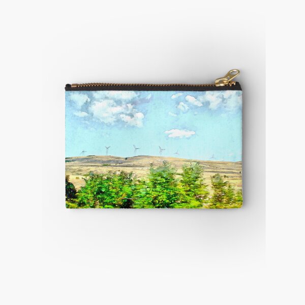 Item preview, Landscape from train window with wind turbines designed and sold by Giuseppe Cocco.