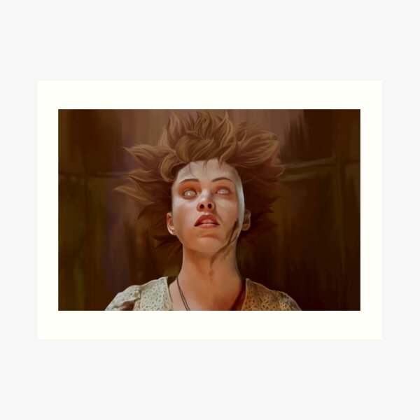 Bev in the Deadlights Art Print