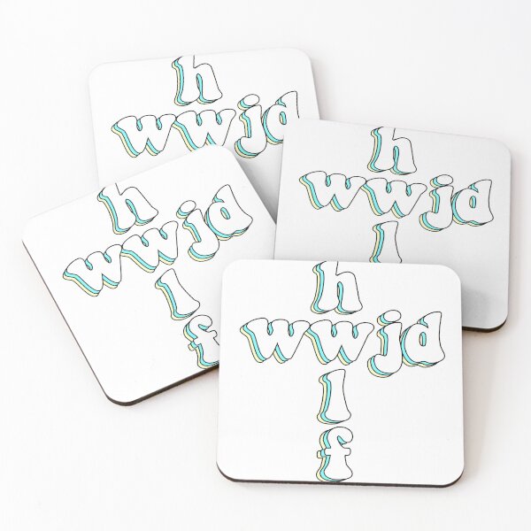 Item preview, hwlf x wwjd cross designed and sold by Anchored  & Co..