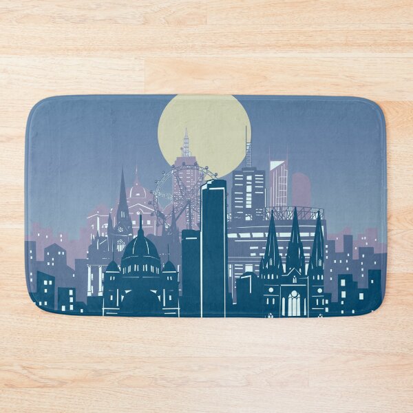 Item preview, melbourne skyline designed and sold by BekimART2.