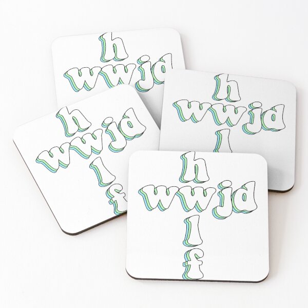 Item preview, hwlf x wwjd cross designed and sold by Anchored  & Co..