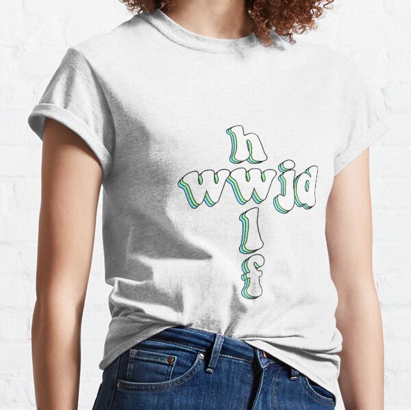 hwlf x wwjd cross Classic T-Shirt