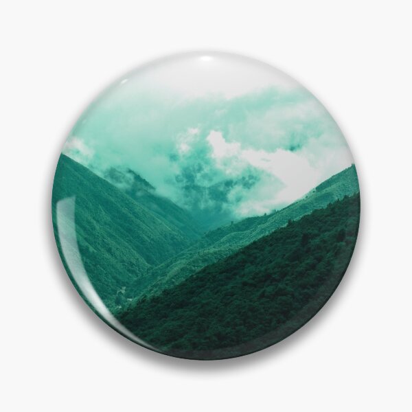 Item preview, Green Cloudy Mountain Range Posters  designed and sold by ZengoClub.