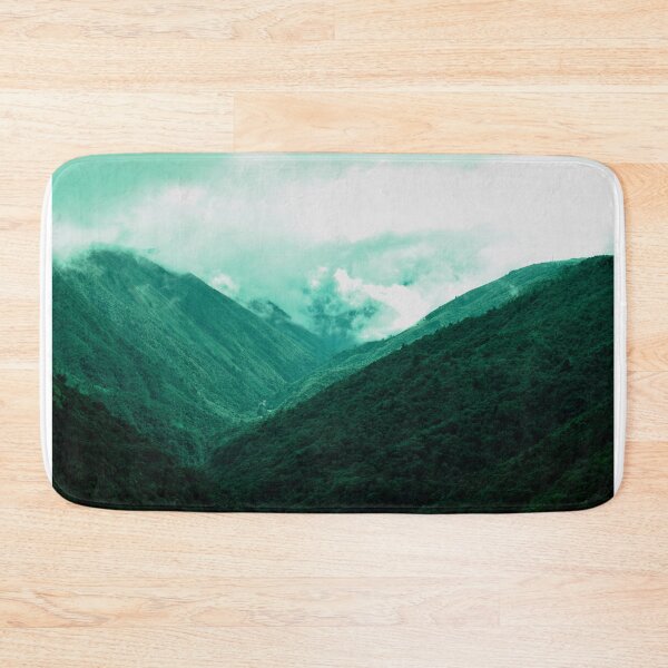 Item preview, Green Cloudy Mountain Range Posters  designed and sold by ZengoClub.