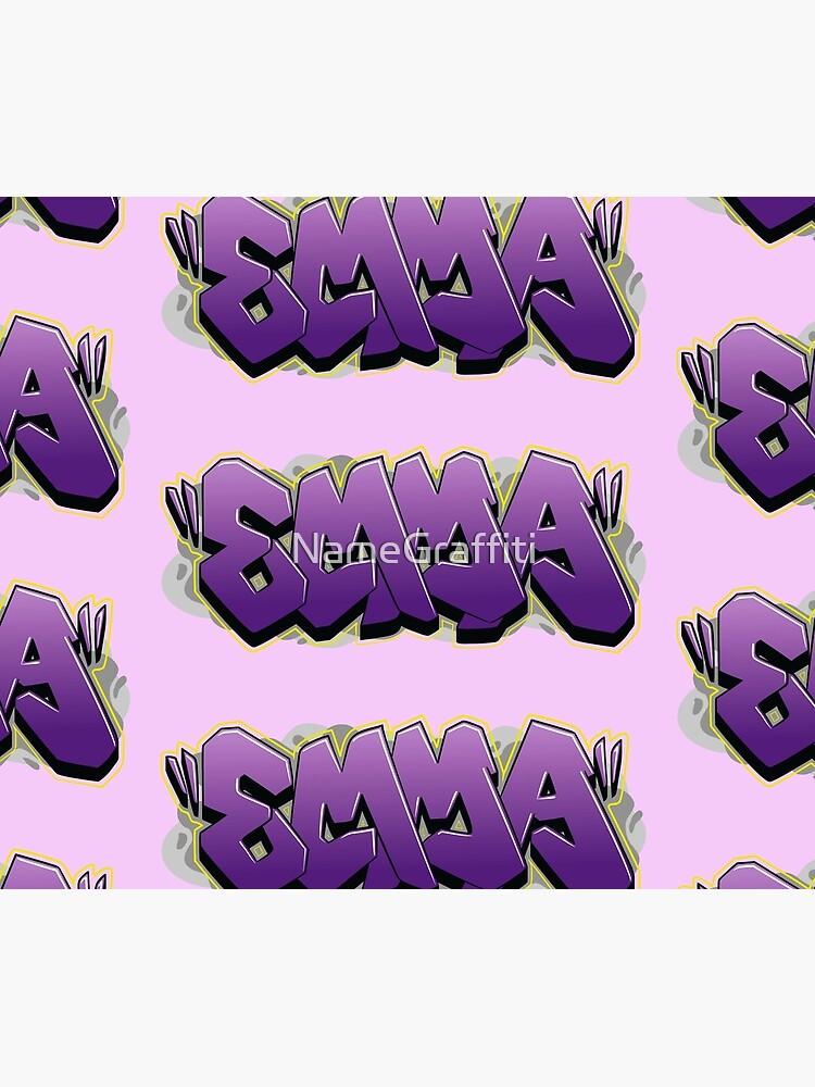 "Emma Graffiti Name" Throw Blanket for Sale by NameGraffiti Redbubble