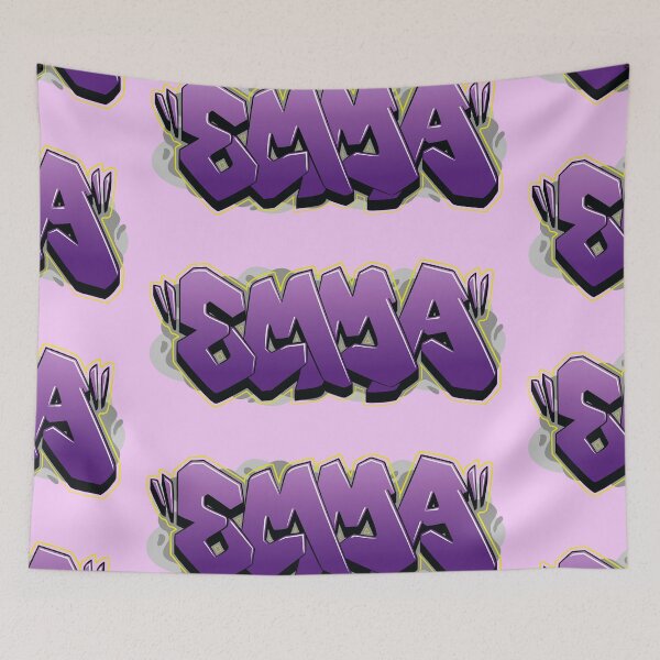Item preview, Emma Graffiti Name designed and sold by NameGraffiti.