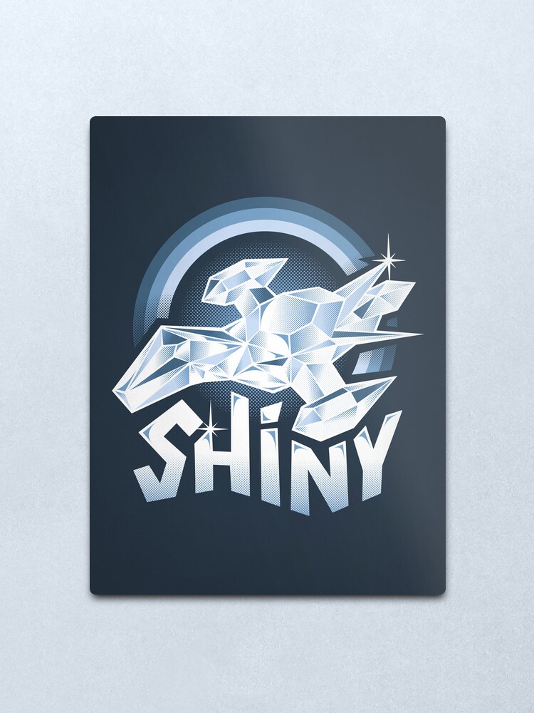 Alternate view of Shiny Metal Print