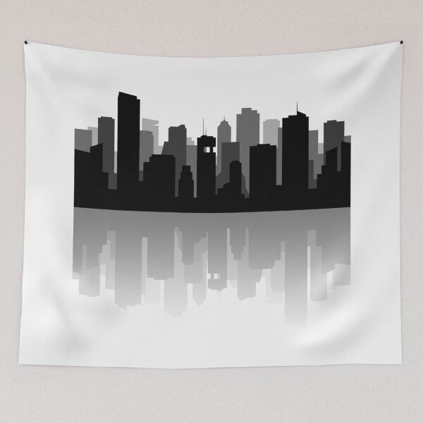 Item preview, Abstract CItyscape Silhouette designed and sold by Corbitron.