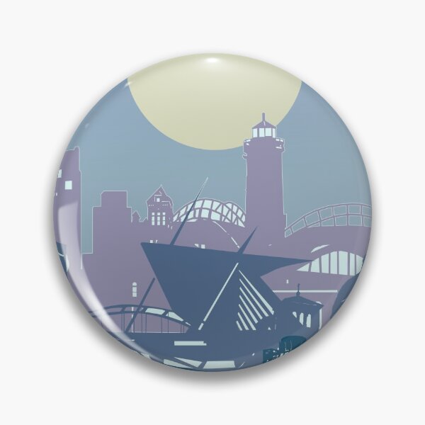 Item preview, milwaukee skyline designed and sold by BekimART2.