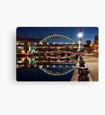 Tyne Bridge At Newcastle Canvas Print