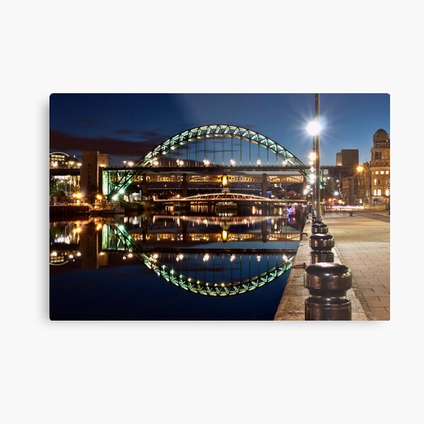 Tyne Bridge At Newcastle Metal Print