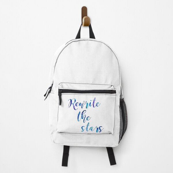 "Rewrite The Stars" Blue and Purple Galaxy Backpack