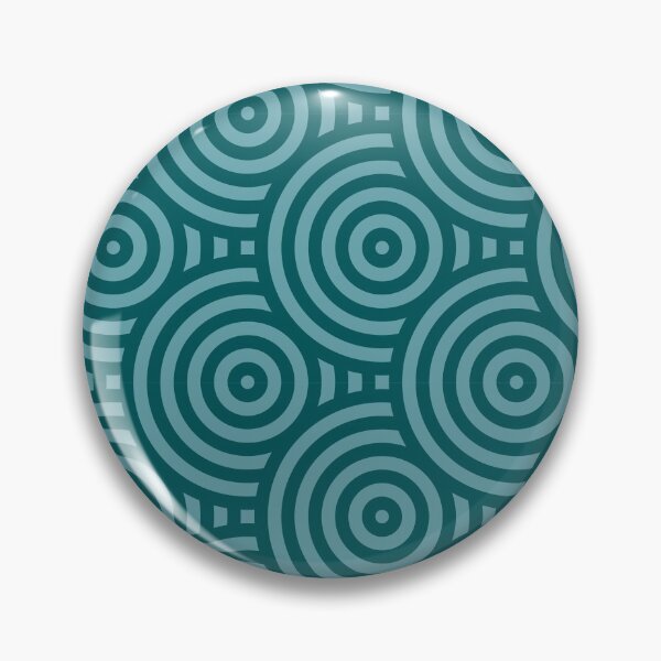 Item preview, Turquoise Tint Circular Geometric Pattern designed and sold by NVDesigns.