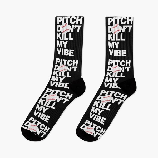 Item preview, Pitch Dont Kill my Baseball Vibe designed and sold by elhefe.