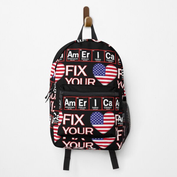 Item preview, Fix your heart America scientific elements style designed and sold by patriotazx.