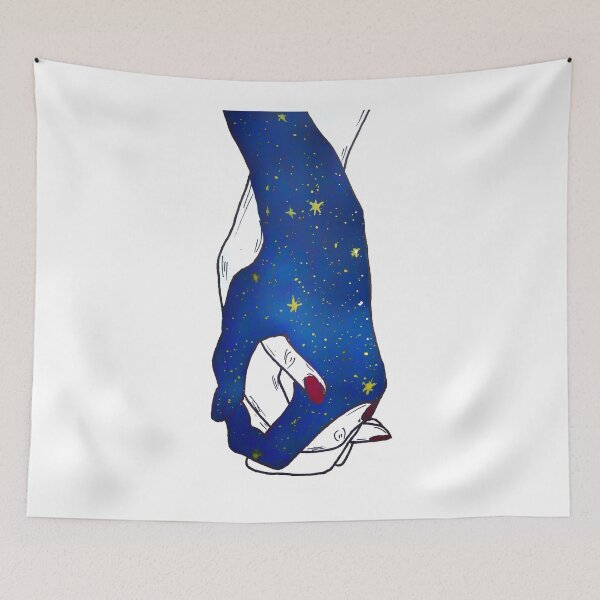 Item preview, Asthetic Hands Intertwined Design designed and sold by fudgecream.