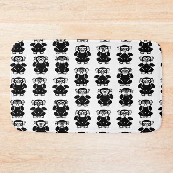 Item preview, Three wise monkeys - see, speak and hear no evil designed and sold by Leeloks.