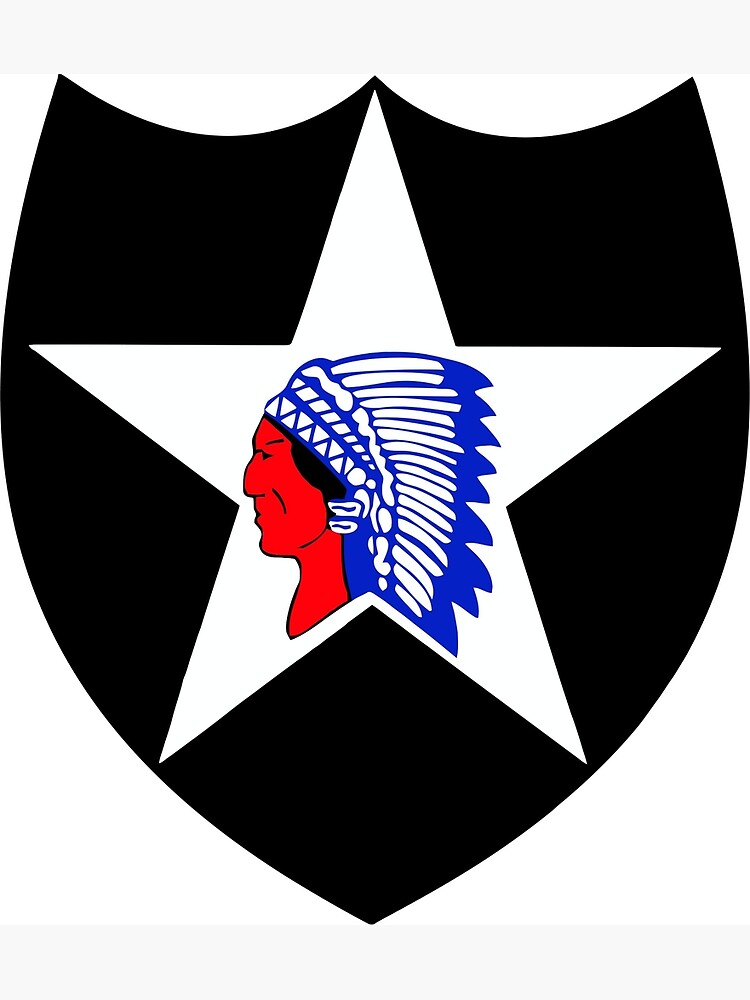 US Army 2nd Infantry Division Indian head