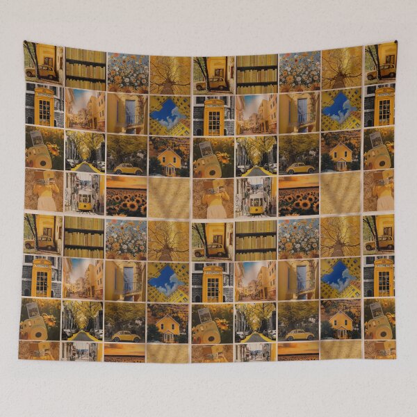Item preview, yellow aesthetic collage designed and sold by eshna.