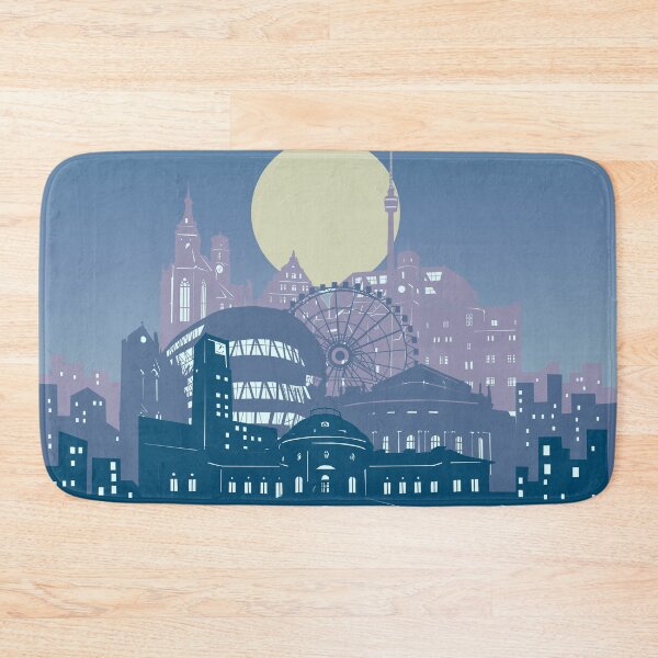Item preview, stuttgart skyline designed and sold by BekimART2.