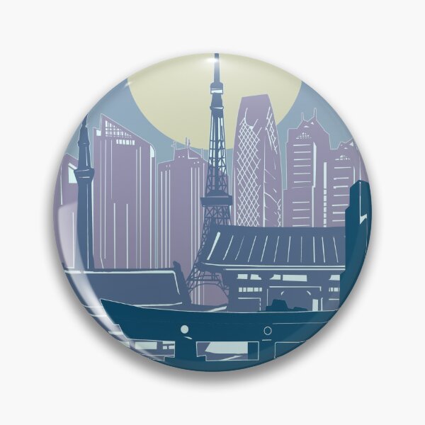 Item preview, tokyo skyline designed and sold by BekimART2.