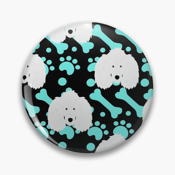 Item preview, white poodle dog cute funny face mask gift designed and sold by alaechamlal.