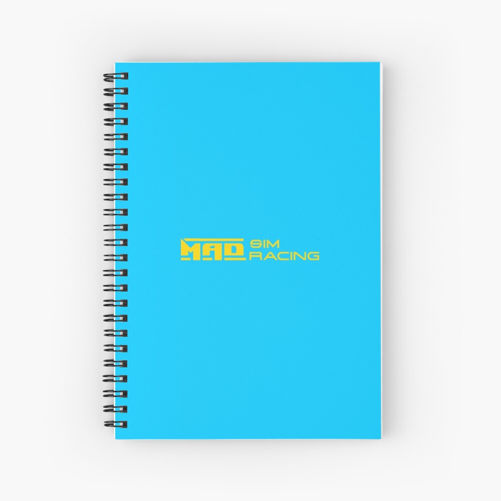 MadSimRacingYellow Spiral Notebook
