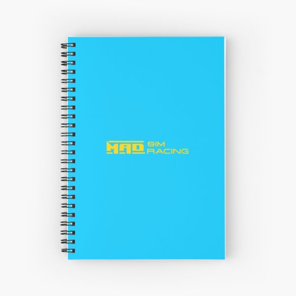 MadSimRacingYellow Spiral Notebook