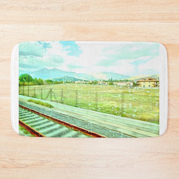 Item preview, Landscape with railways from train window designed and sold by Giuseppe Cocco.