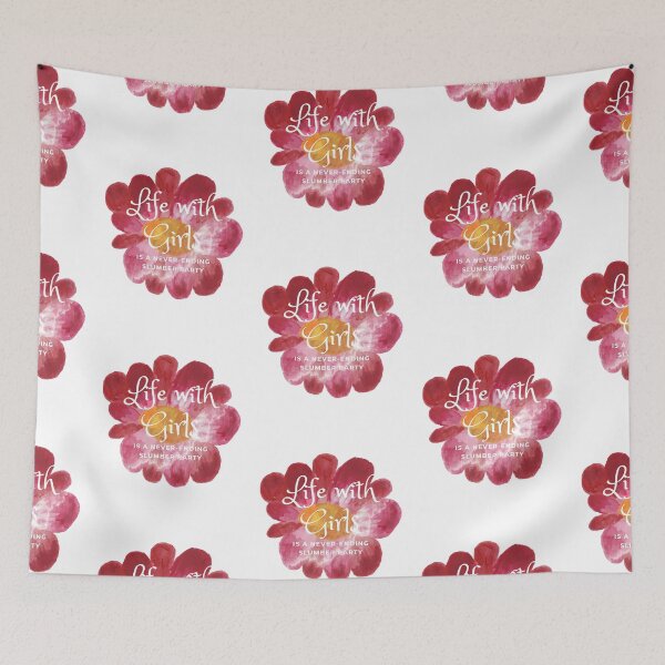 Item preview, Life with Girls is a Never-Ending Slumber Party designed and sold by LLBee.