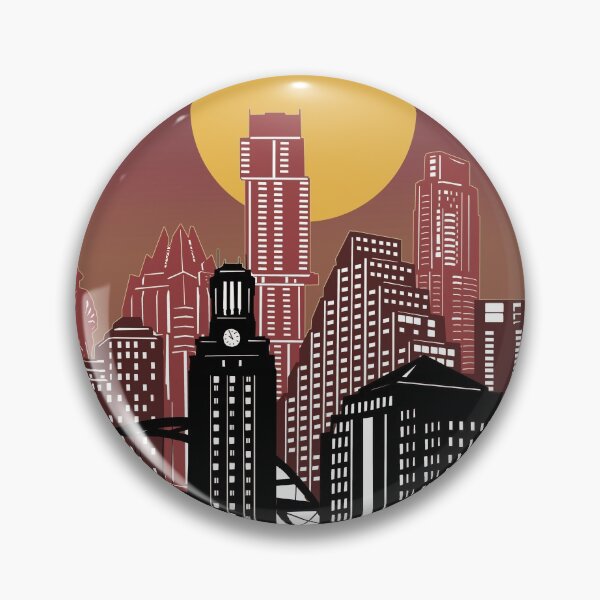Item preview, austin skyline designed and sold by BekimART2.