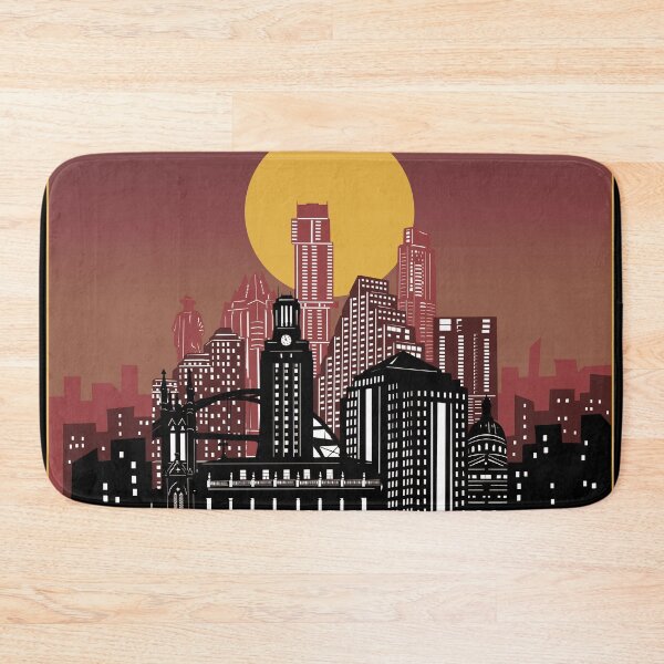 Item preview, austin skyline designed and sold by BekimART2.