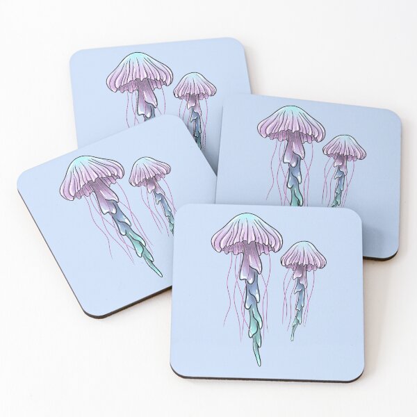 Item preview, Pastel Colorful Jellyfish designed and sold by karsne.