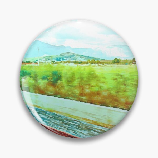 Item preview, Landscape with track from train window designed and sold by Giuseppe Cocco.