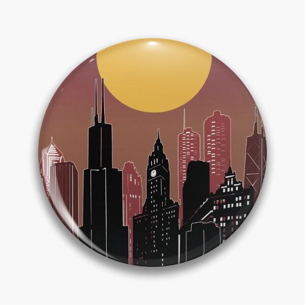 Item preview, chicago skyline designed and sold by BekimART2.