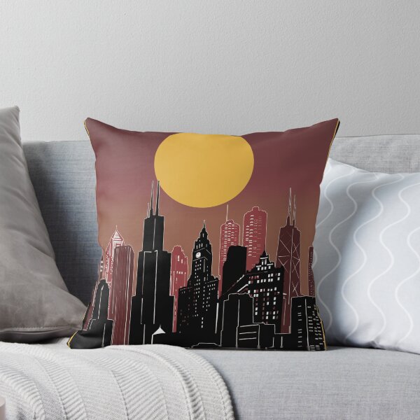 Item preview, chicago skyline designed and sold by BekimART2.